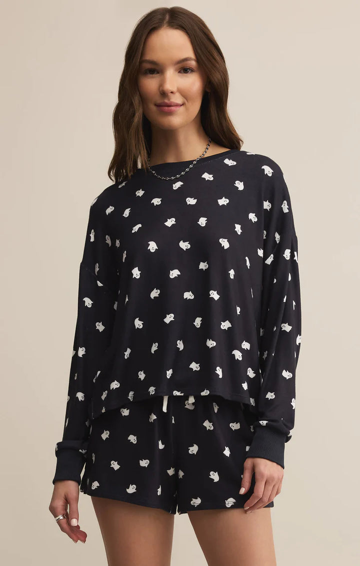 Z Supply: Regan Ghost Long Sleeve Top