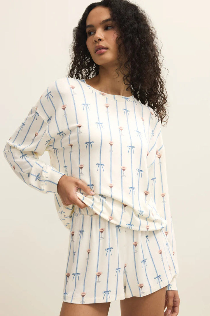 Z Supply: Cozy Espresso Martini LS Top Vanilla Ice