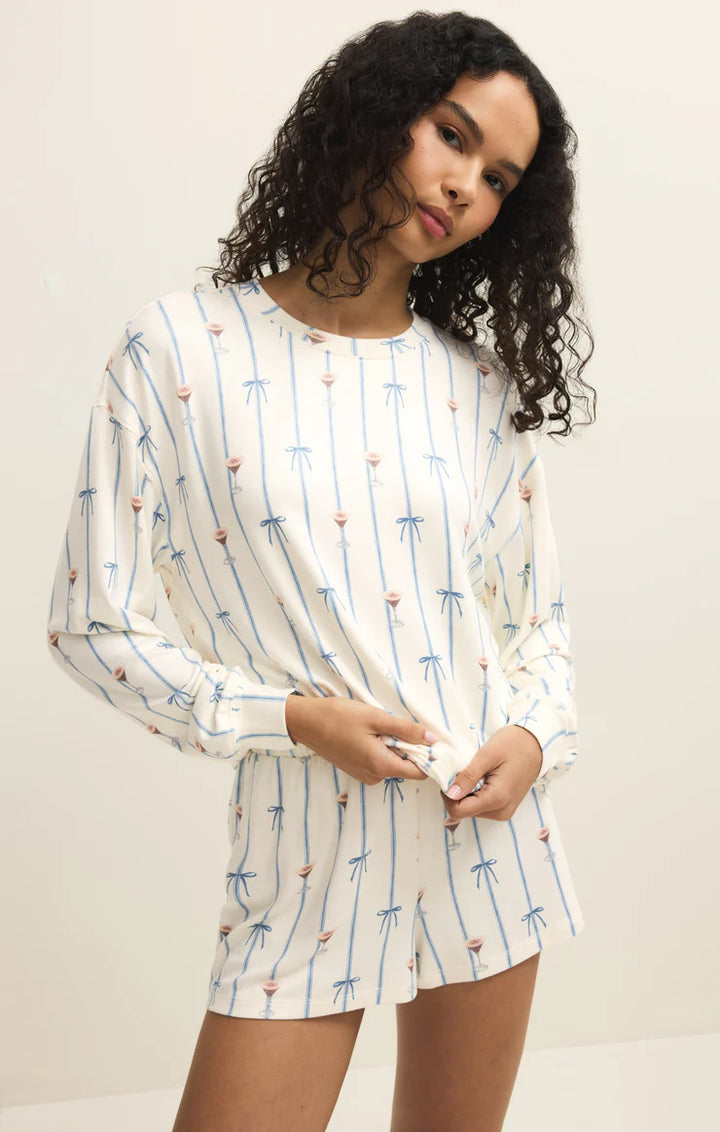 Z Supply: Cozy Espresso Martini LS Top Vanilla Ice