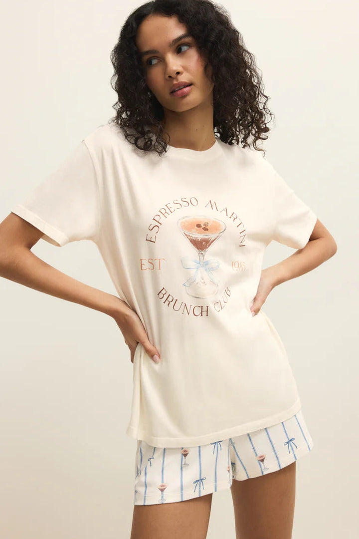 Z Supply: Espresso Martini Boyfriend Tee Vanilla Ice
