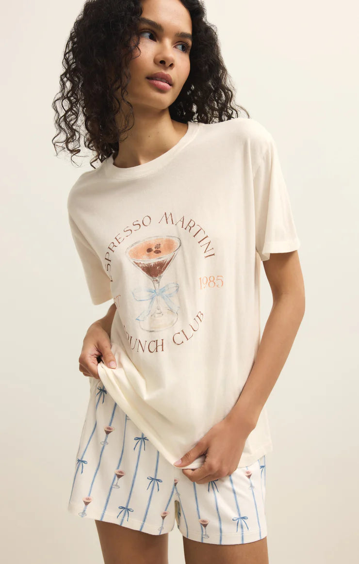Z Supply: Espresso Martini Boyfriend Tee Vanilla Ice