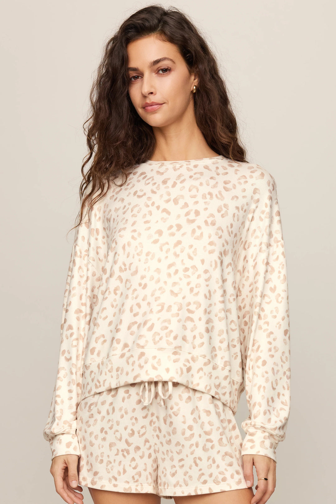 Z Supply: Soft Leo Long Sleeve Top -  Sandstone