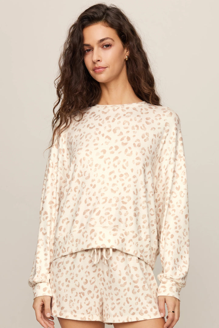 Z Supply: Soft Leo Long Sleeve Top -  Sandstone