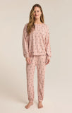 Z Supply: Cozy Pinbows Pj Set - Pink