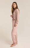 Z Supply: Cozy Pinbows Pj Set - Pink