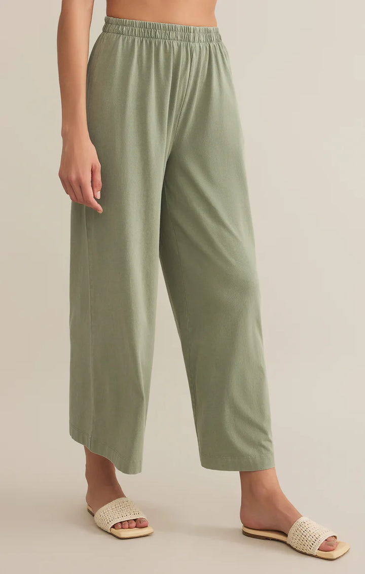 Z Supply: Scout Jersey Flare Pant - Avocado