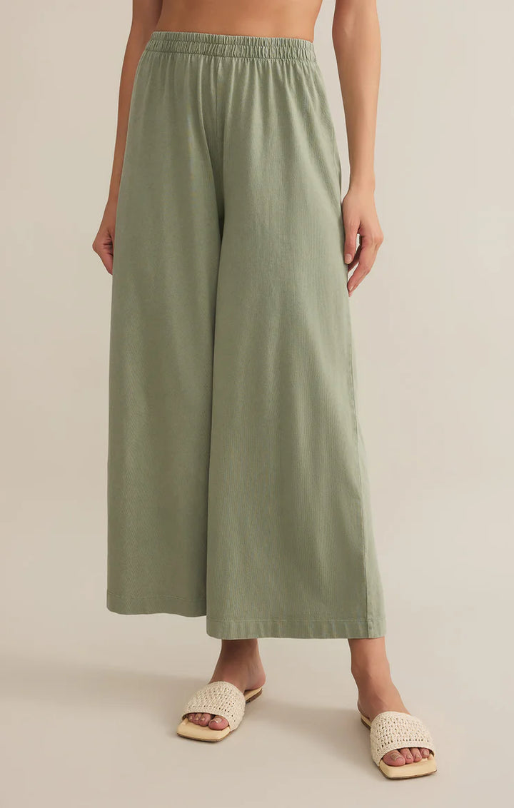 Z Supply: Scout Jersey Flare Pant - Avocado