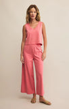 Z Supply: Scout Jersey Flare Pant - Sunset Pink