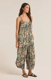 Z Supply: Flared Cusco Jumpsuit - Grape Leaf