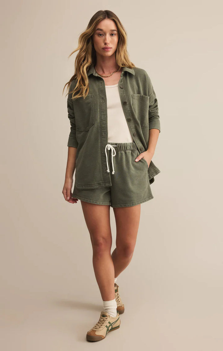 Z Supply: Hunter Knit Short -  Hunter Green