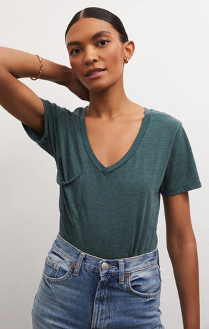 Z Supply: The Pocket Tee - Teal Abyss