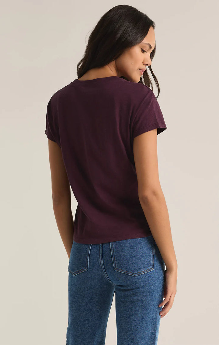 Z Supply: Modern Slub Tee - Berry Wine