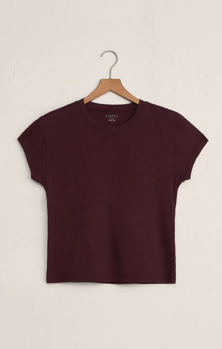 Z Supply: Modern Slub Tee - Berry Wine