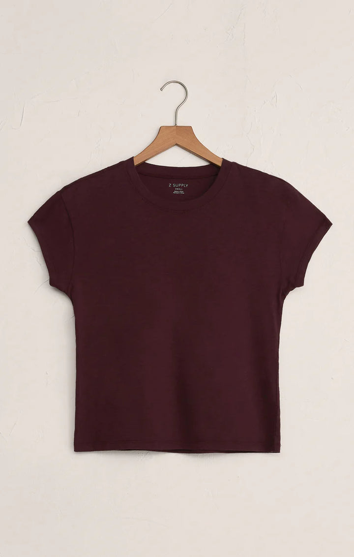 Z Supply: Modern Slub Tee - Berry Wine