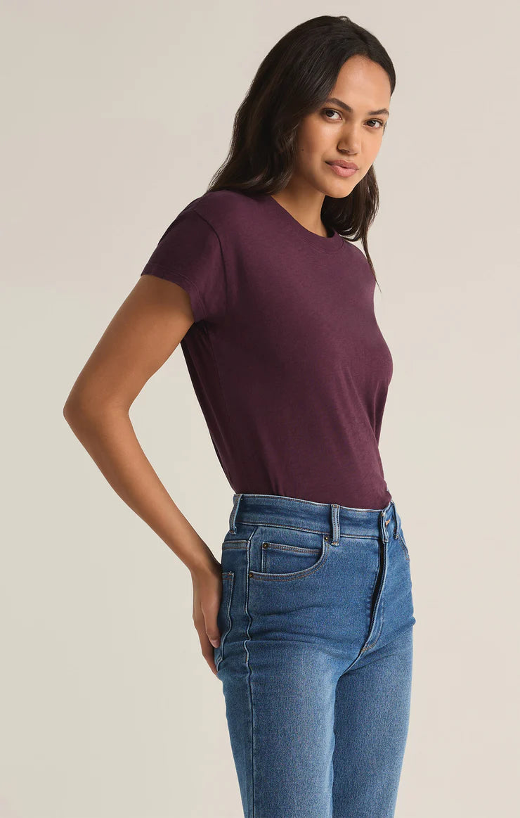 Z Supply: Modern Slub Tee - Berry Wine
