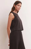 Z Supply: SLOANE COTTON JERSEY TANK - Black