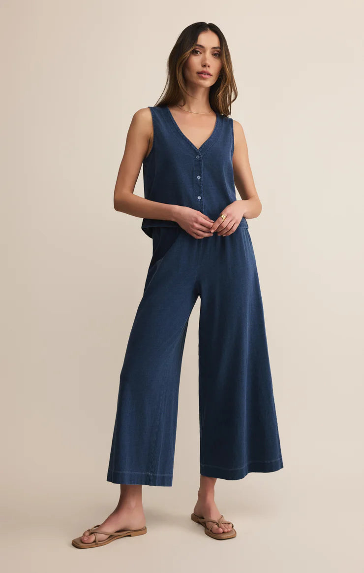 Z Supply: Scout Jersey Denim Pant - Indigo