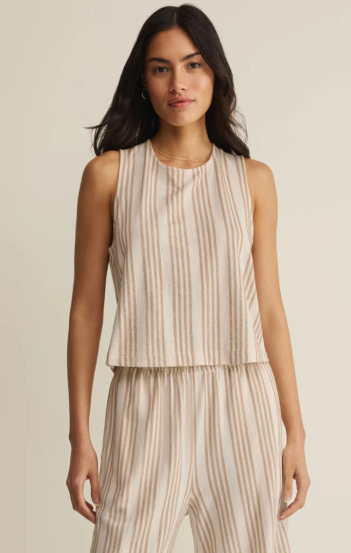 Z Supply: Sloane Knit Striped Top -  Cloud