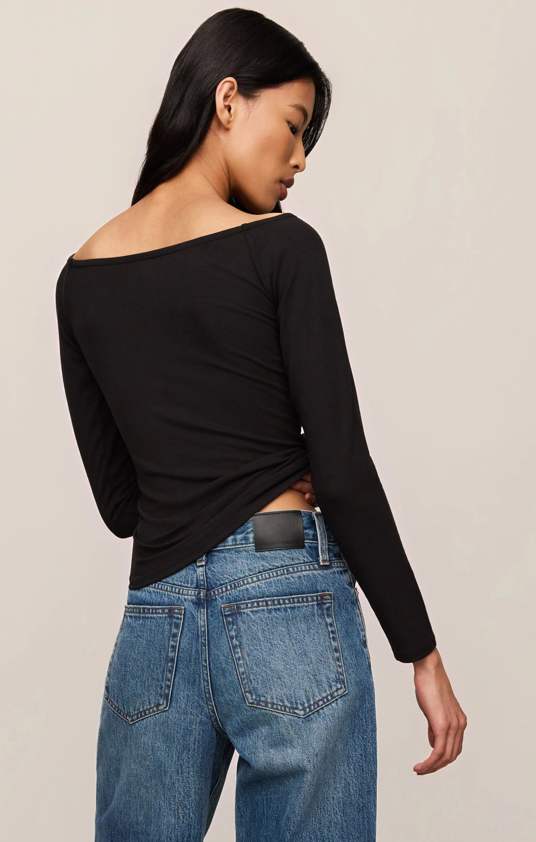 Z Supply: Sabrina Second Skin Top - Black