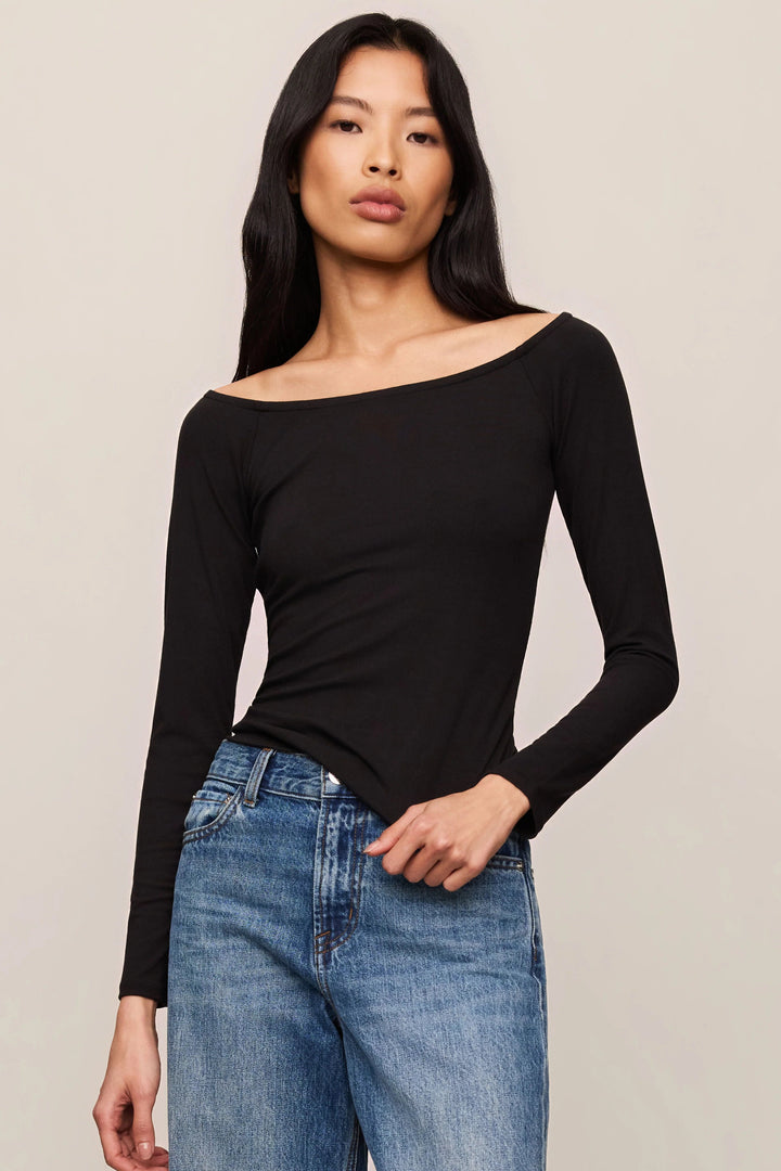 Z Supply: Sabrina Second Skin Top - Black