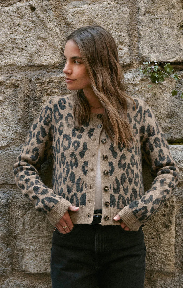 Z Supply: Wild Outlook Leopard Cardigan