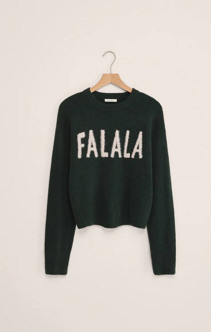 Z Supply: Holiday Cheer Sweater Fa LA LA