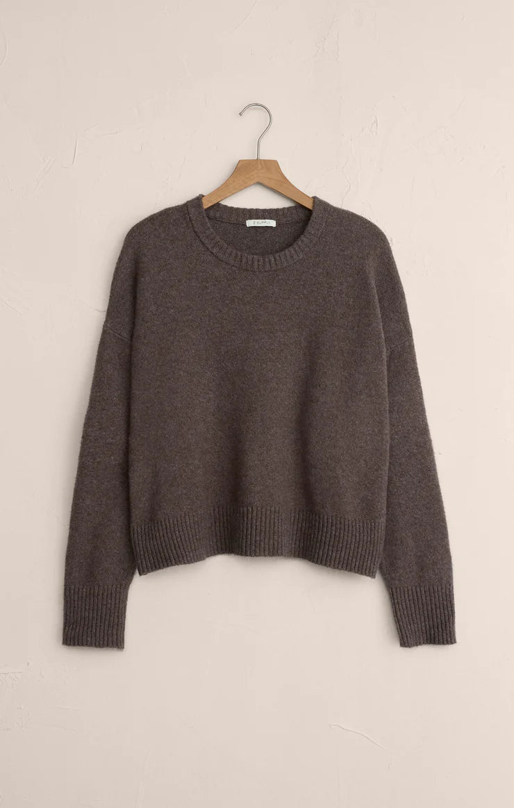 Z Supply: Cirrus Cozy Sweater - Burnt Ash Heather