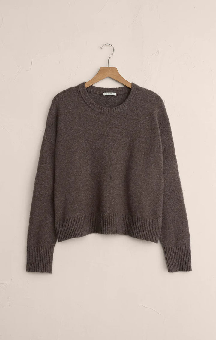 Z Supply: Cirrus Cozy Sweater - Burnt Ash Heather