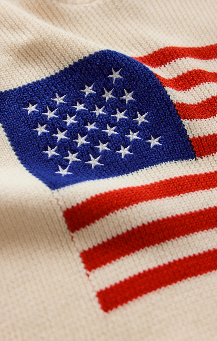Z Supply: Sleeveless Patriot Sweater - Cloud