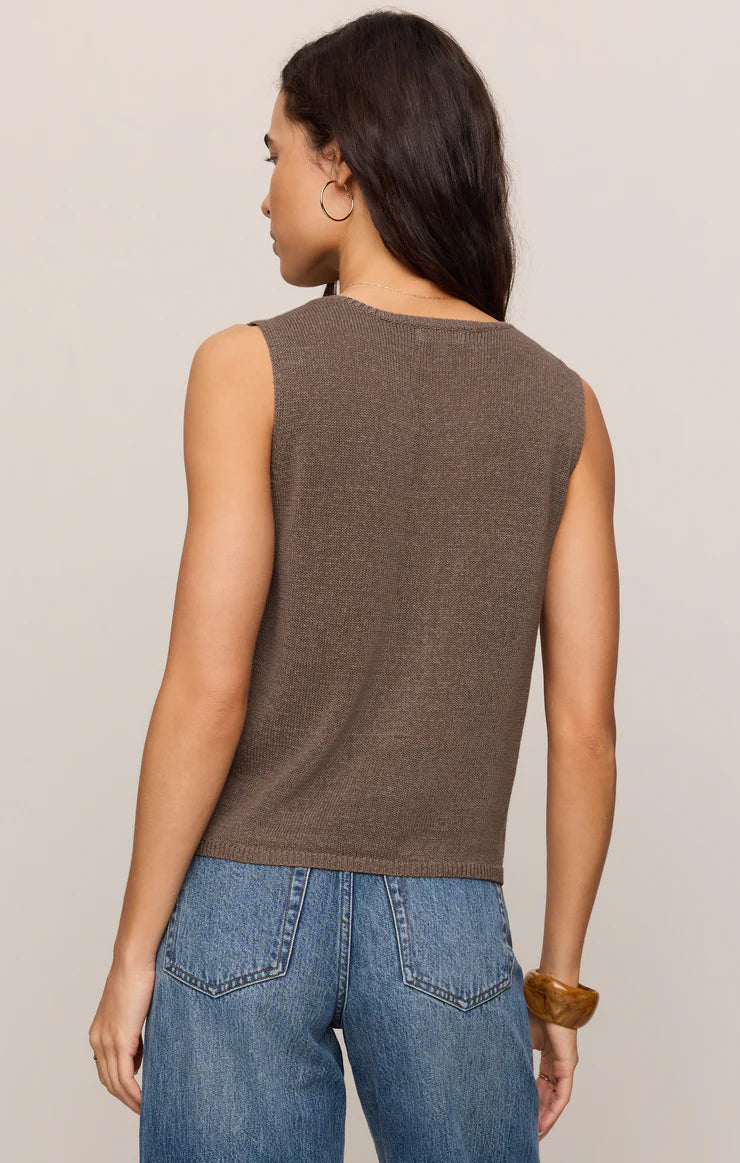 Z Supply: Syd Sweater Vest - Pebble Coast