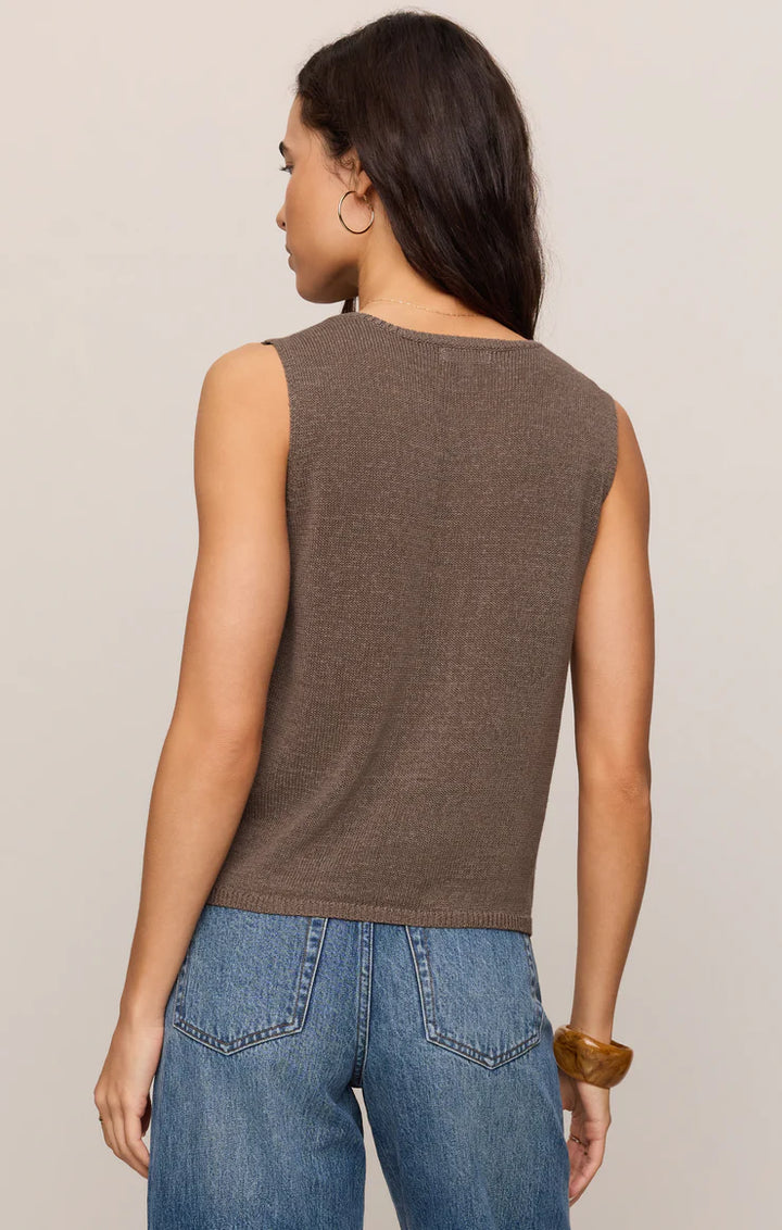 Z Supply: Syd Sweater Vest - Pebble Coast