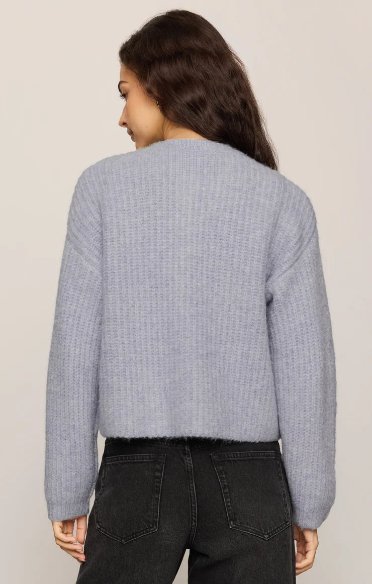 Z Supply:  Rosemont Mohair Cardigan - Silverlake