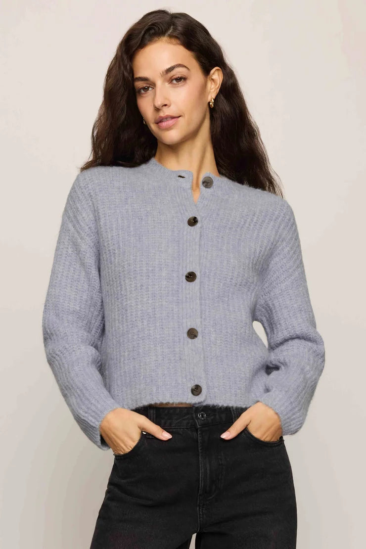 Z Supply:  Rosemont Mohair Cardigan - Silverlake