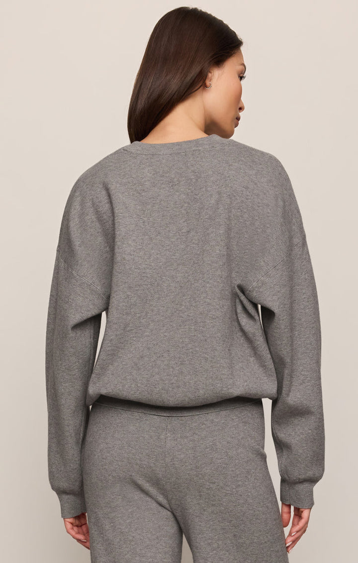 Z Supply: Take It Easy Sweater - Classic Heather Grey