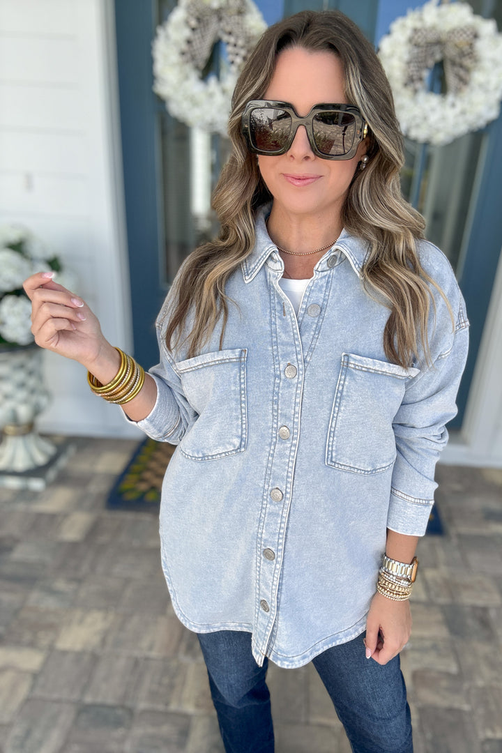 Z Supply: ALL DAY KNIT DENIM JACKET