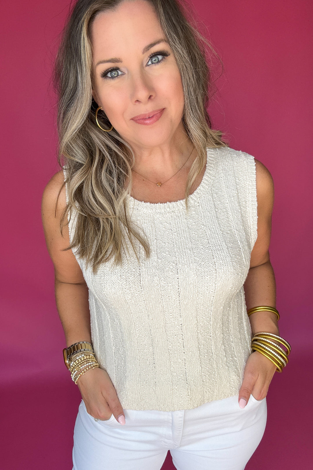 Z Supply: Calan Rib Sweater Cropped Tank 
