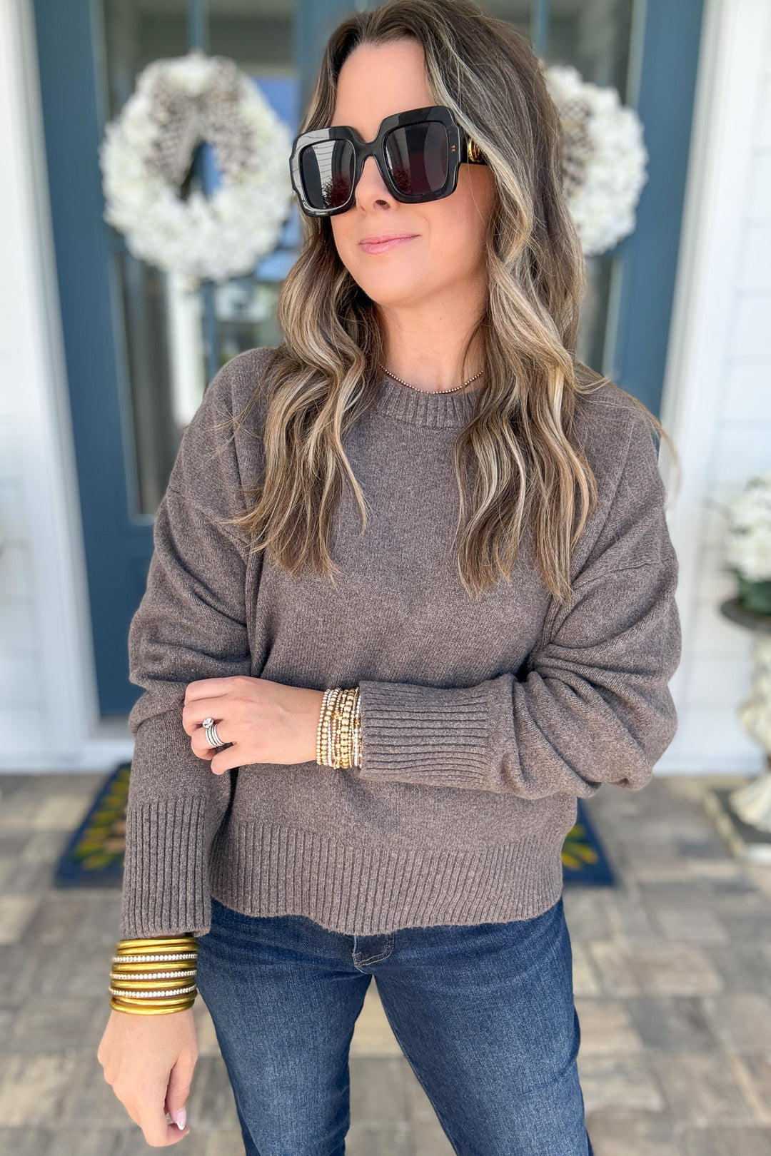 Z Supply: Cirrus Cozy Sweater - Burnt Ash Heather
