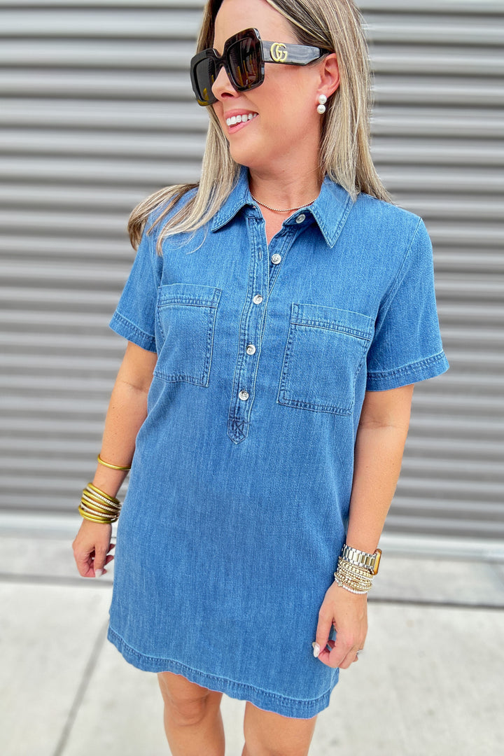 Z Supply: Kellie Denim Mini Dress