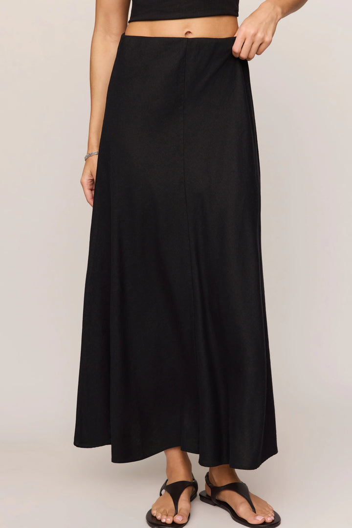 Z Supply: Meryl Midi Skirt - Black