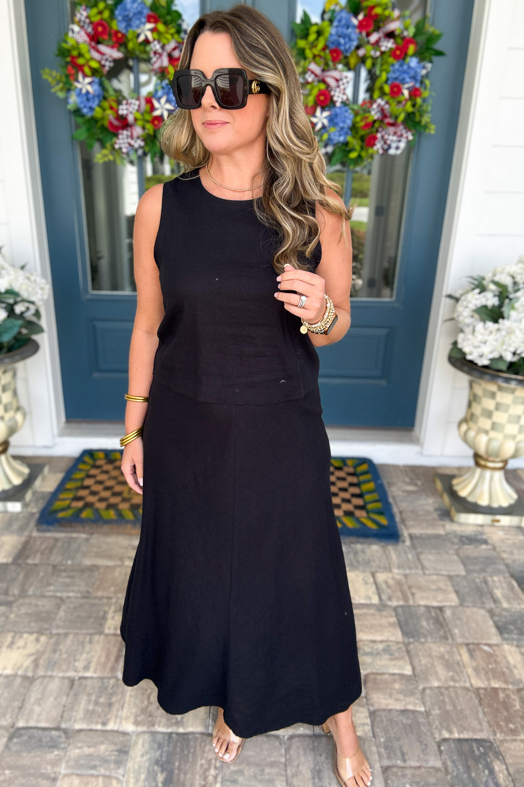Z Supply: Meryl Midi Skirt - Black