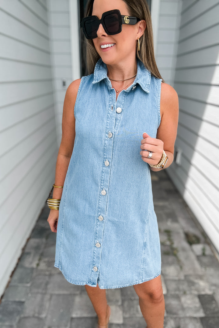 Z Supply: New Light Denim Mini Dress