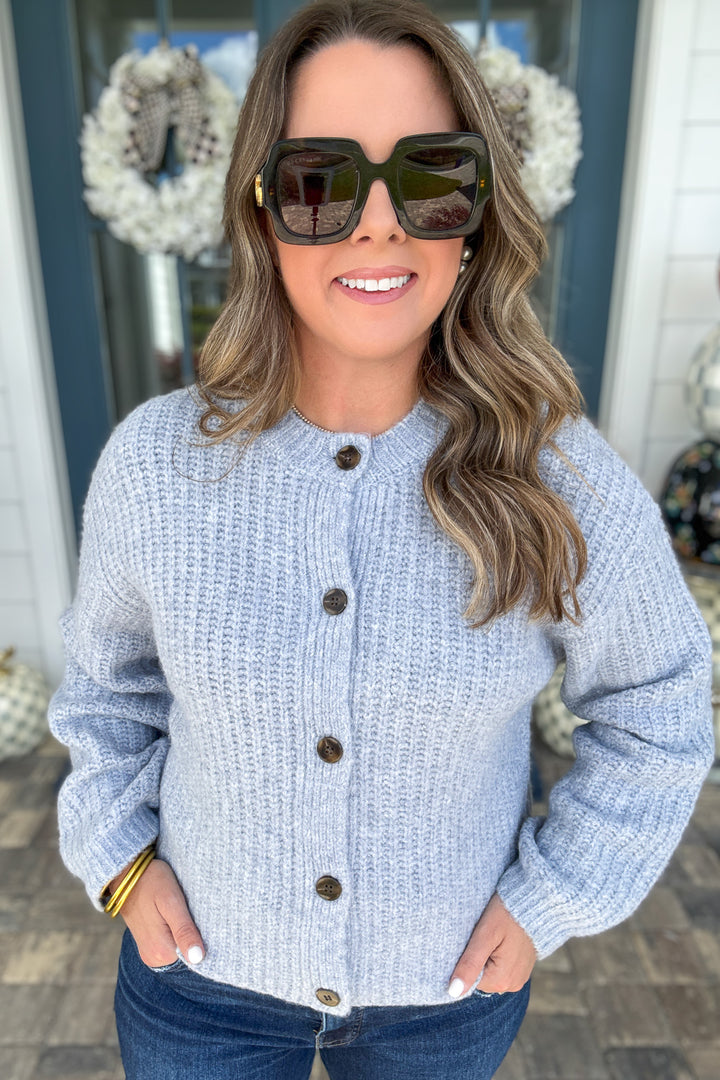 Z Supply:  Rosemont Mohair Cardigan - Silverlake