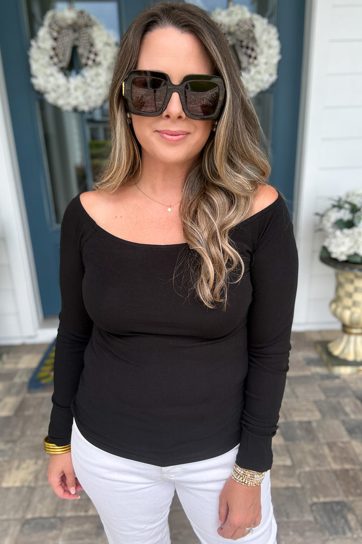 Z Supply: Sabrina Second Skin Top - Black
