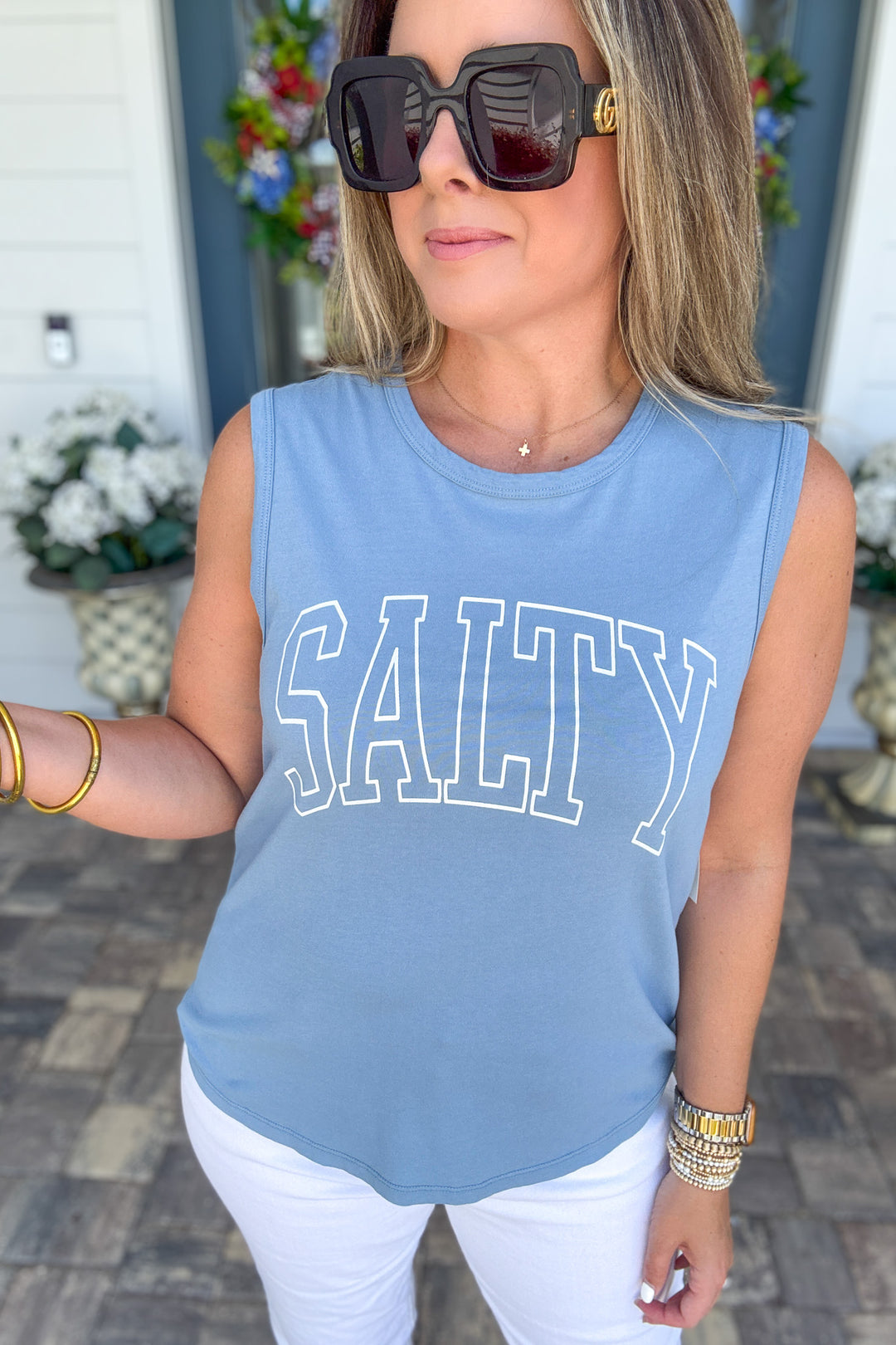 Z Supply: Salty Muscle Tank - Boathouse