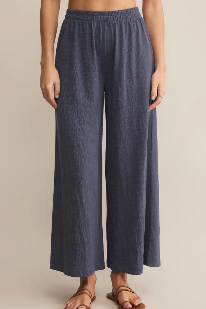 Z Supply: Scout Textured Slub Pant - Worn Blue