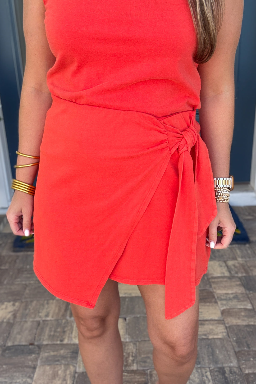 Z Supply: Sora Mini Skirt -  Lychee