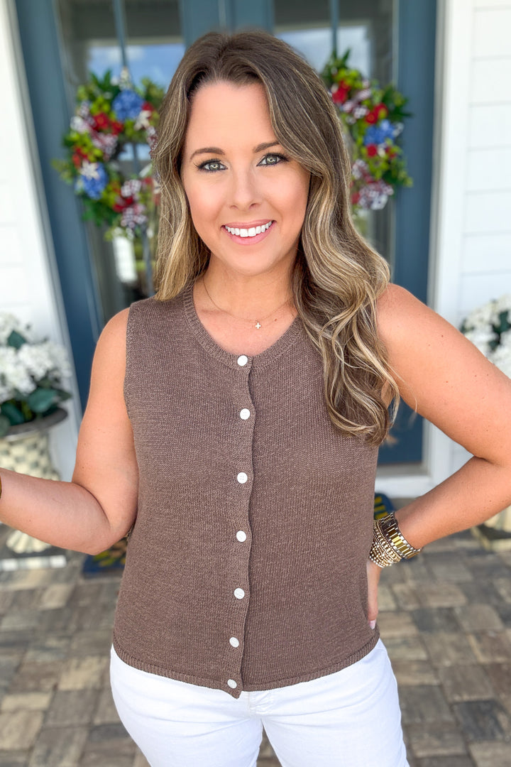 Z Supply: Syd Sweater Vest - Pebble Coast