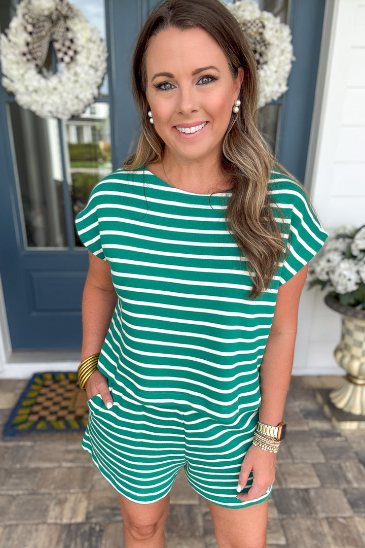Z Supply: Tilly Striped Top - Rainforest