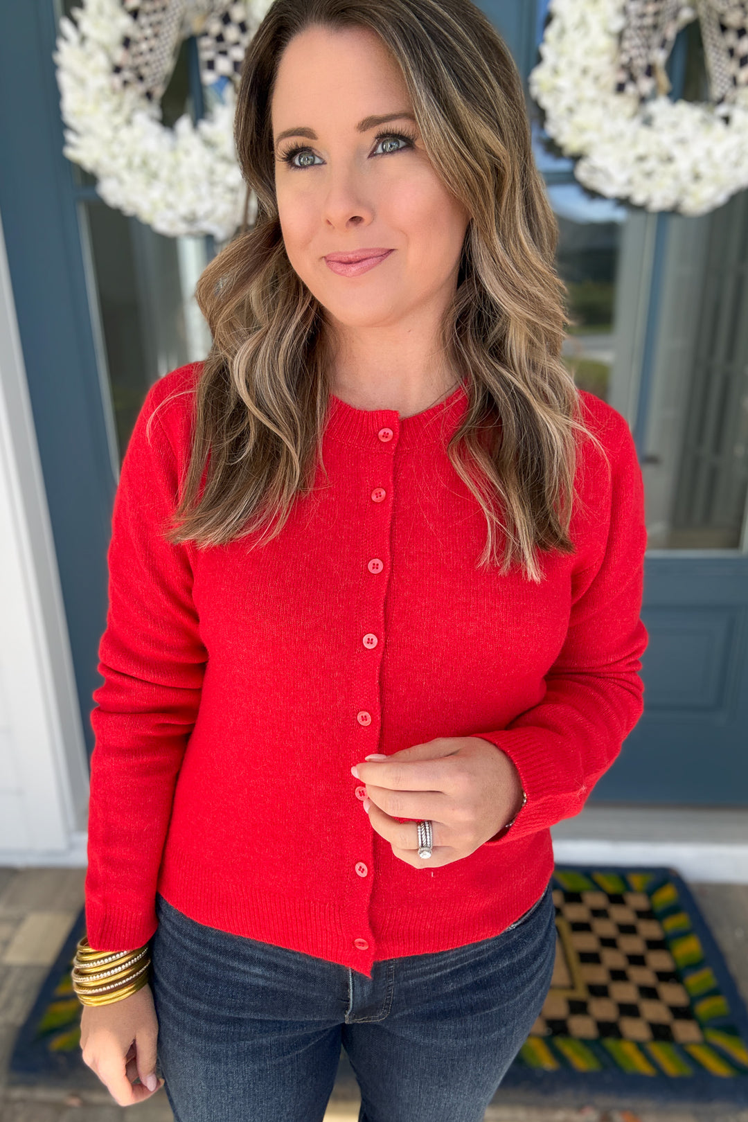 Z Supply: Medina Cardigan - Festive Red