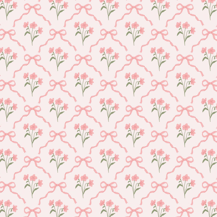 Pink Bows and Blossoms -Champagne Collection - B Social Boutique